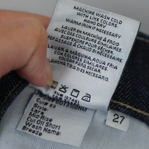 WILDFOX The Lara Denim Breeze Jean Shorts Size 27 - Picture 7 of 9